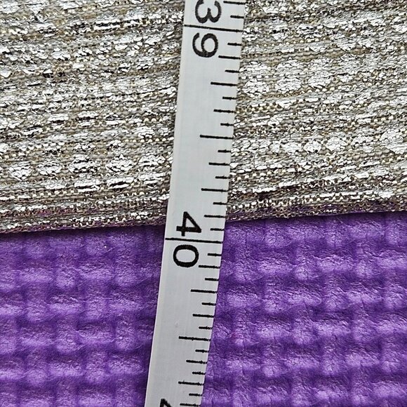 Jonathan Simkhai Plisse Metallic Bustier Ruffle Dress Silver Women’s Size 10 - Picture 16 of 16